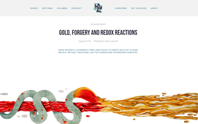 Gold, forgery and redox reactions: alchemy